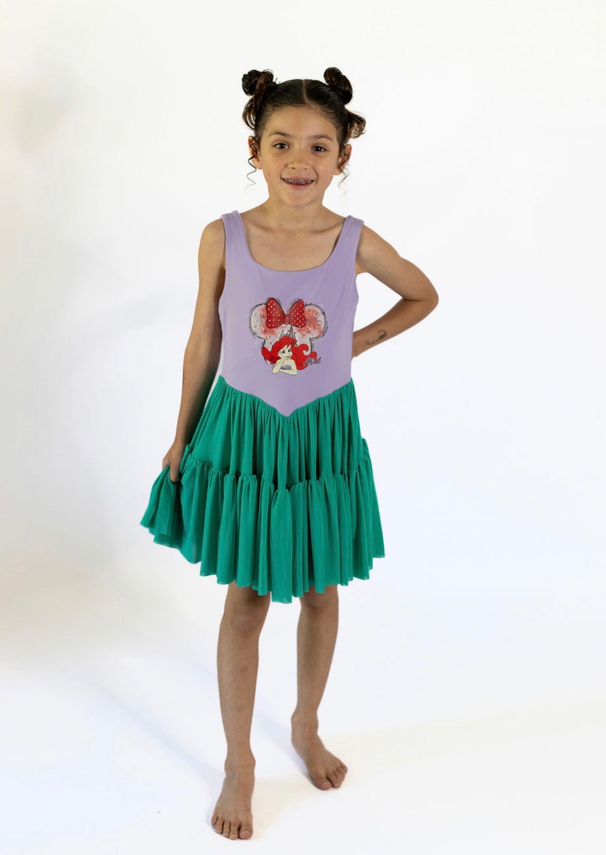 Ocean Tide Twirl Youth Yoga Dress *RTS*