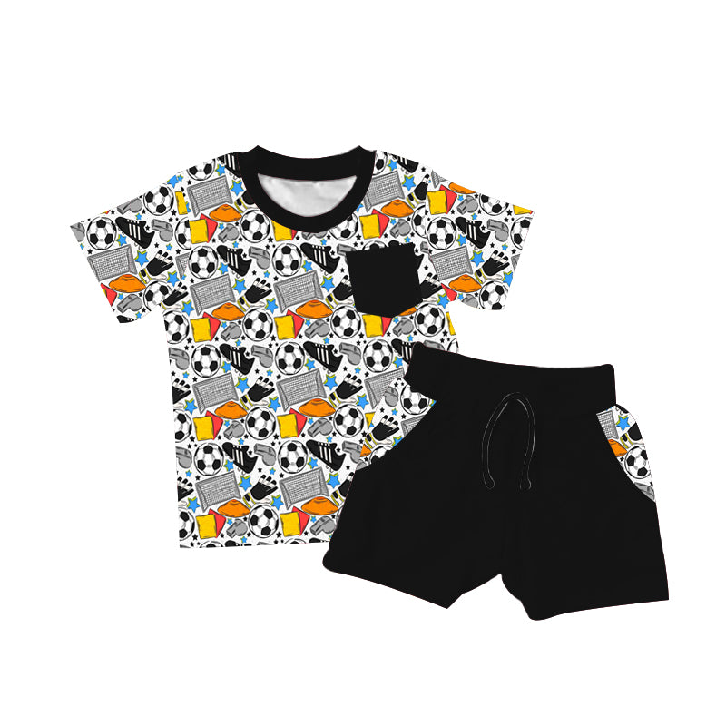 Kick off Crew Daywear Short Set *RTS*