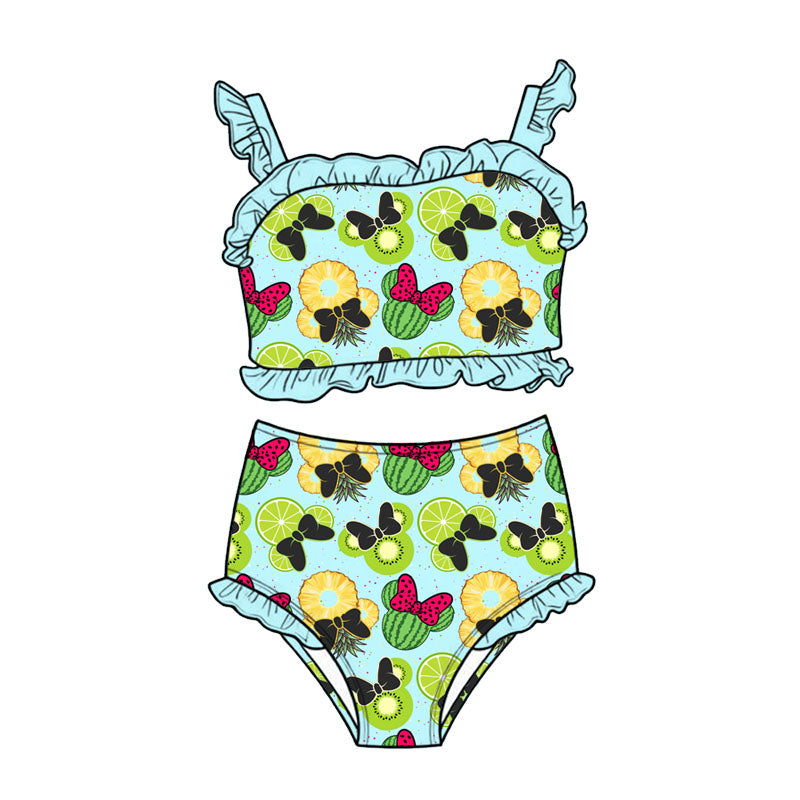 Magical Tropic Treats 2-piece High-Waisted Swimwear *RTS*