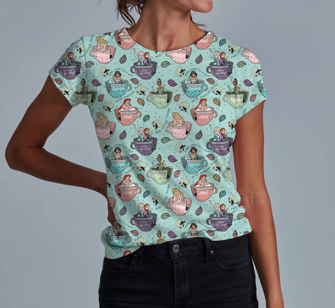Tea Time Royalty Adult Women's T-shirt **PreOrder**
