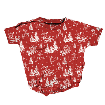 Dashing Through The Snow Romper **Preorder**