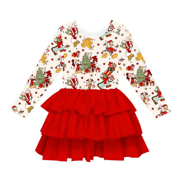 Merry Mousemas Youth Tutu Dress **PreOrder**