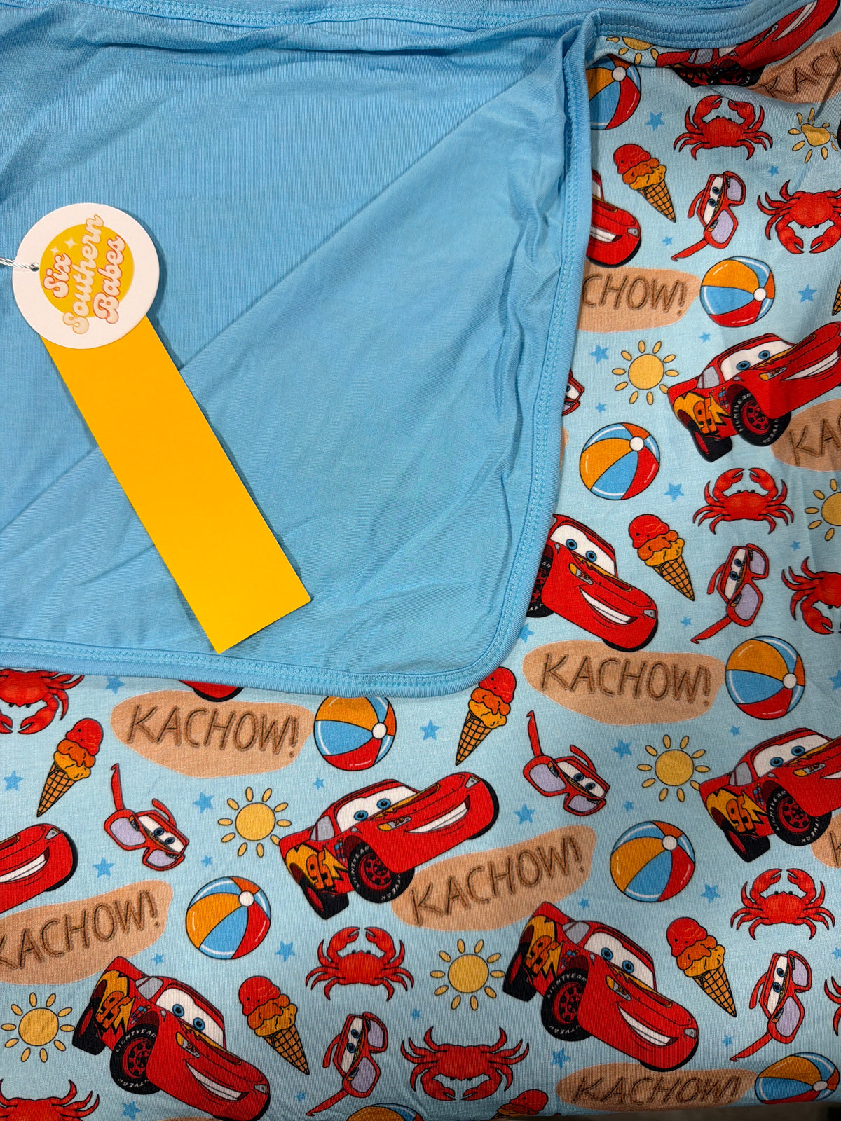 Sunny Speedster Bamboo Blanket *RTS*
