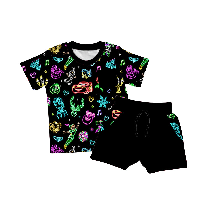 Neon Magic Daywear Short Set **PreOrder**