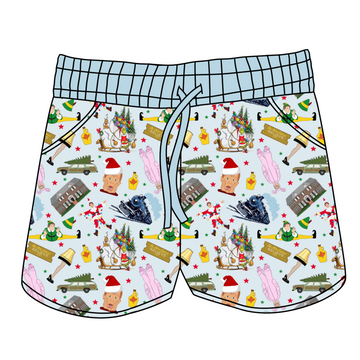 Holiday Movie Mashup Women's Shorts **PreOrder**