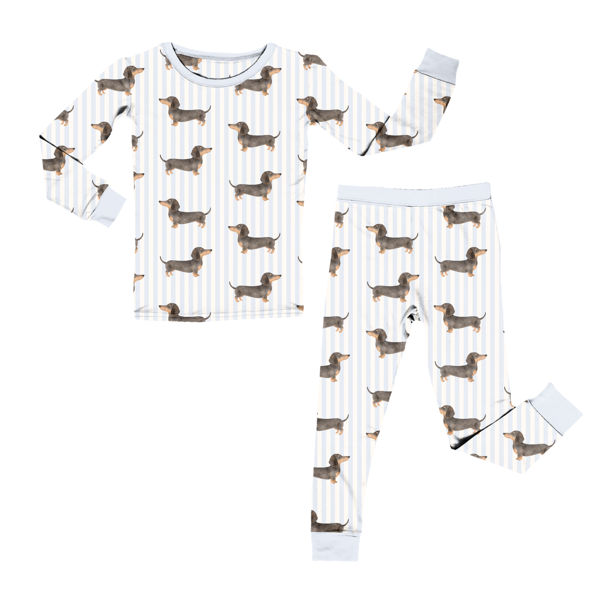 Doxie Daydreams Blue Youth Pant Set **PreOrder**