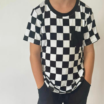 Checkered Daywear Short Set **Preorder**