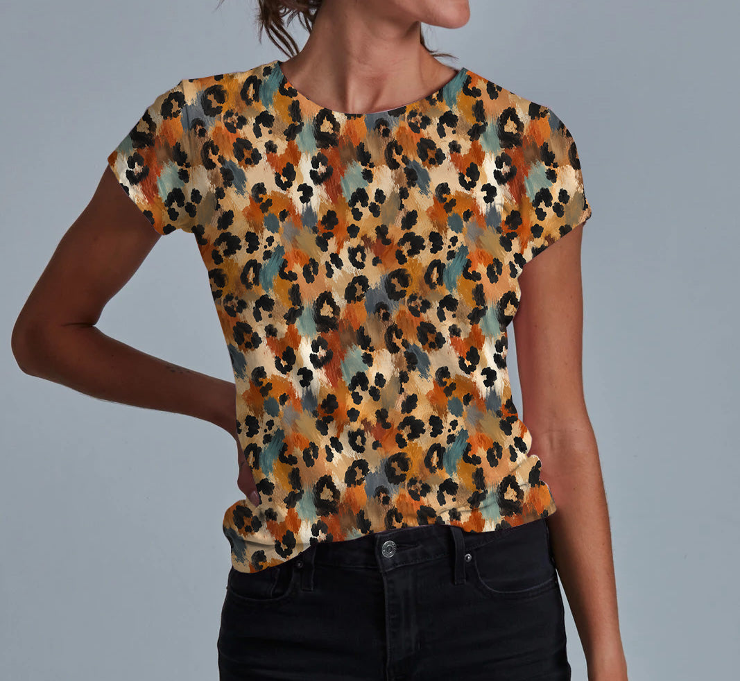 Lovely Leopard Adult Women's T-shirt **PreOrder**
