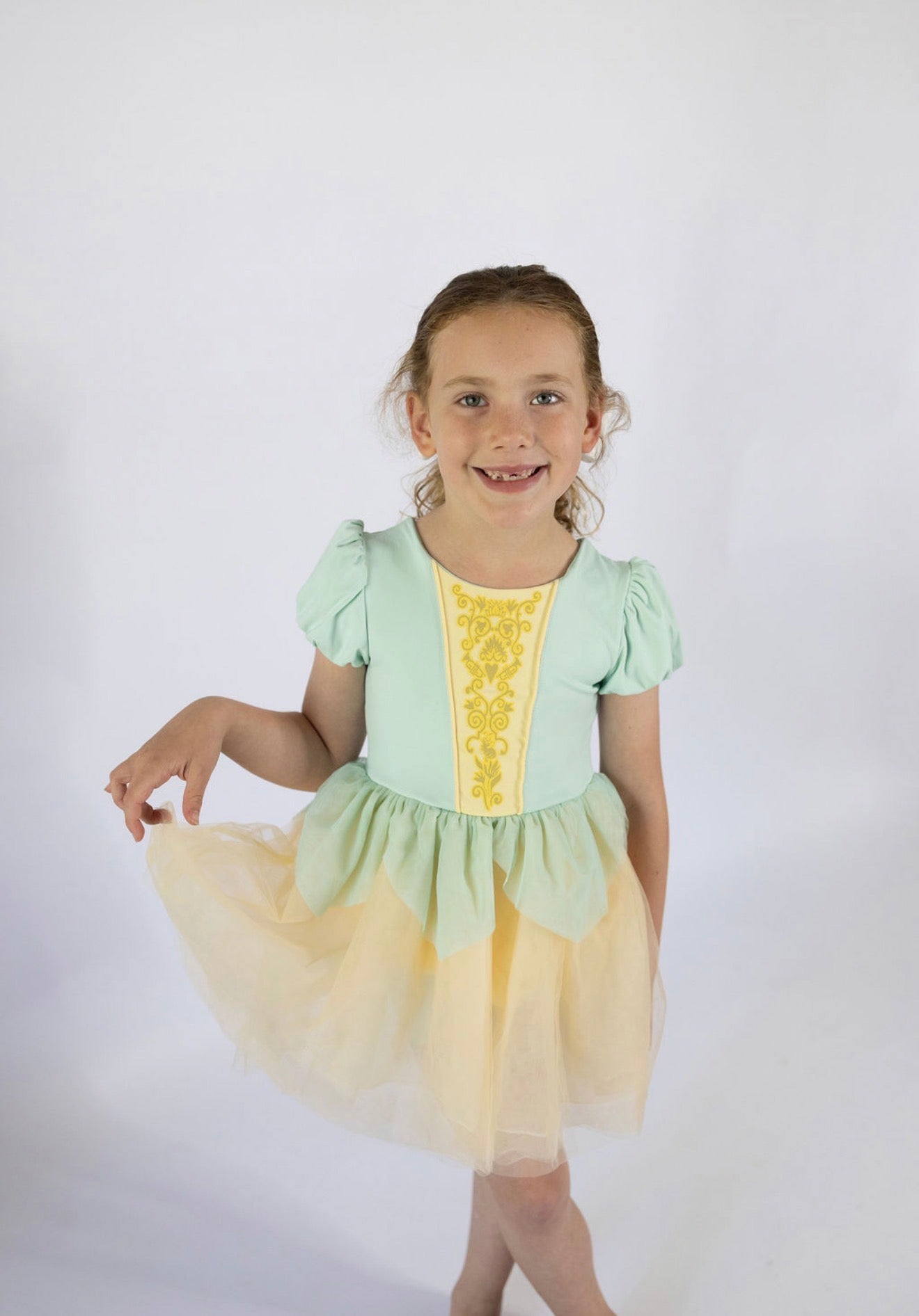 Bayou Bloom Youth Yoga Dress *RTS*