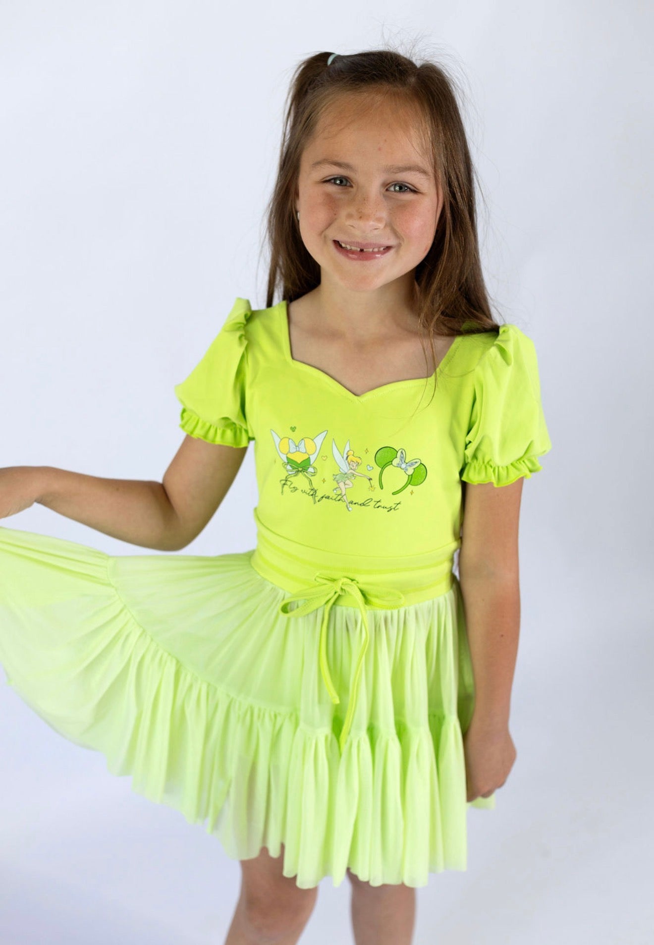 Tink Fly Free Youth Yoga Dress *RTS*