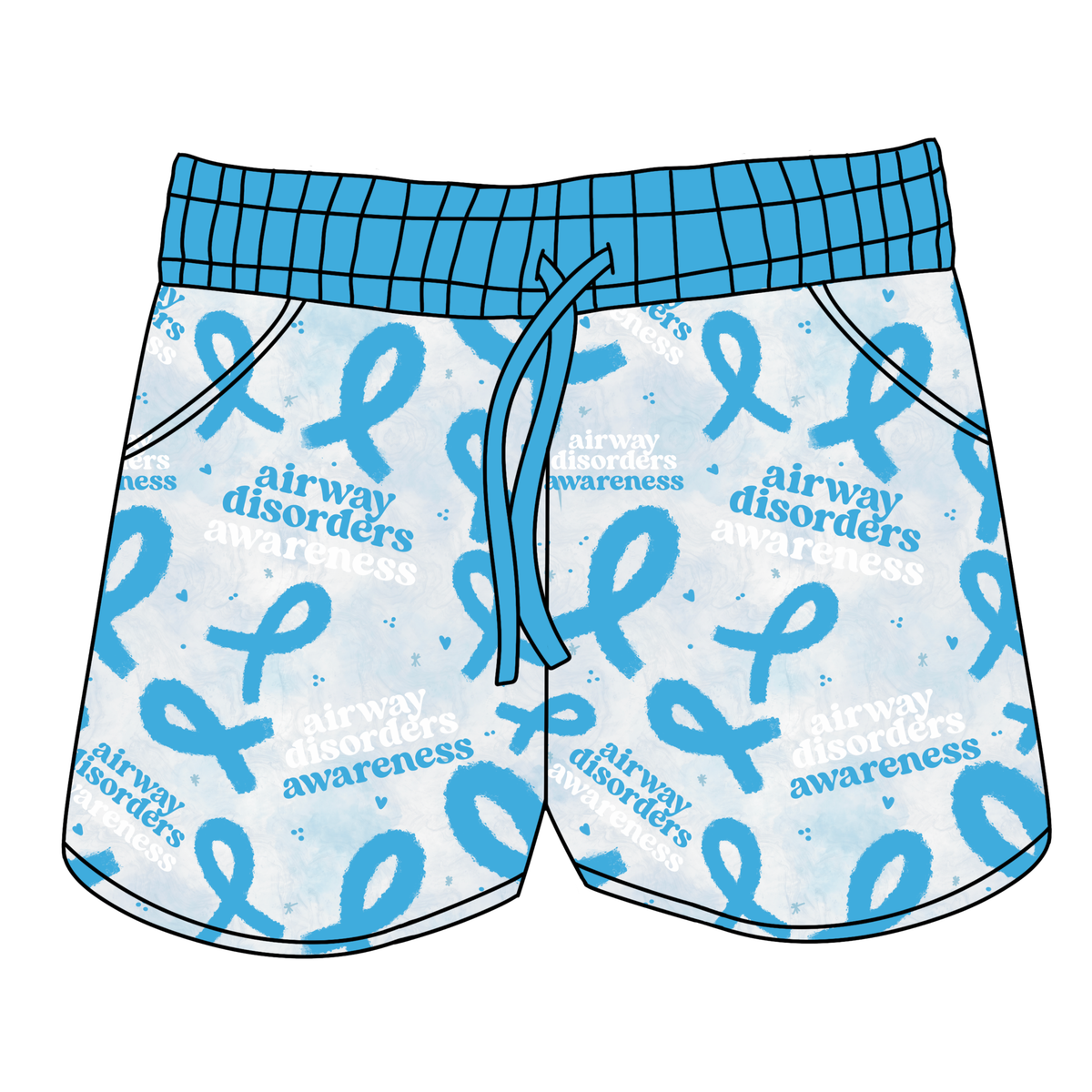 Airway Disorder Awareness Women's Shorts **PreOrder**
