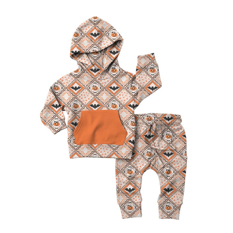 Pumpkin Patchwork Sweatshirt Set **PreOrder**