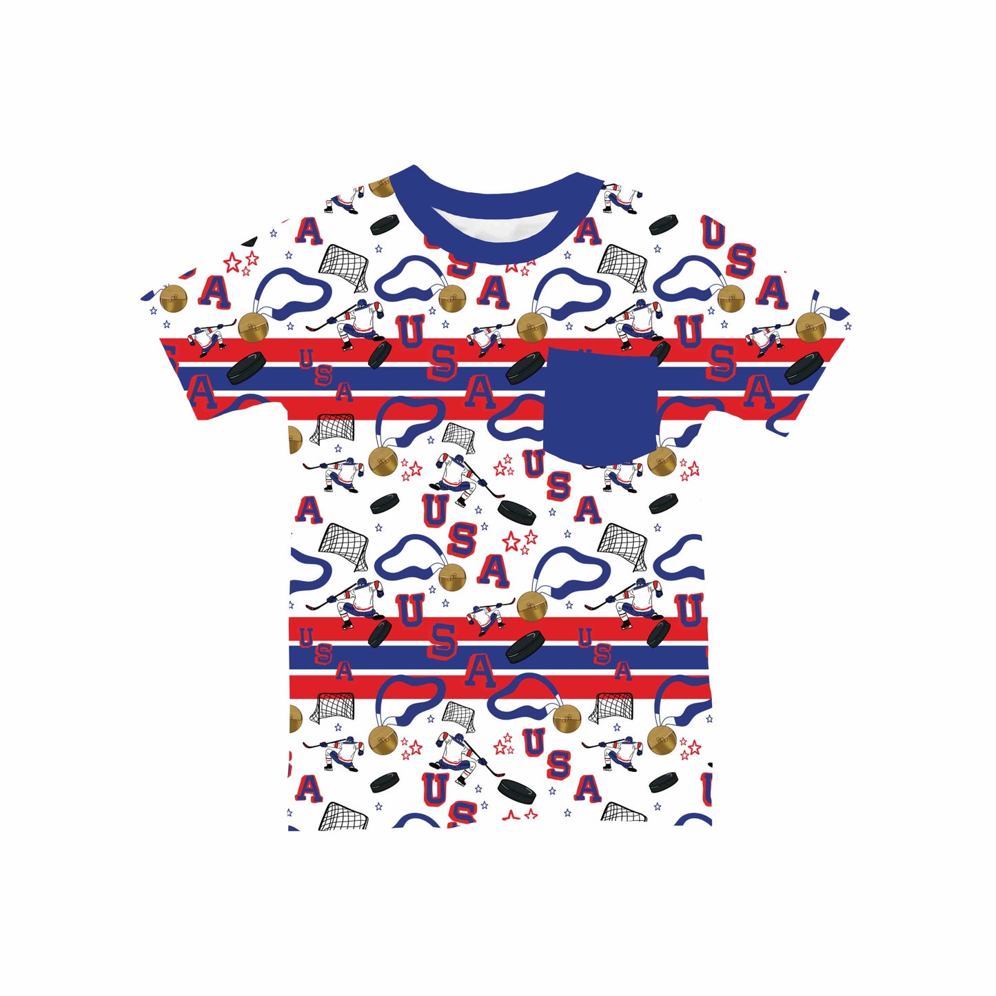 USA Hockey Pocket T-Shirt *RTS*
