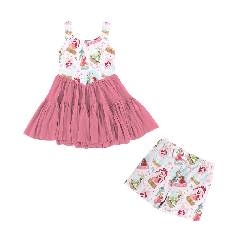 Enchanted Christmas Globes Youth Yoga Dress **PreOrder** – Six Southern Babes