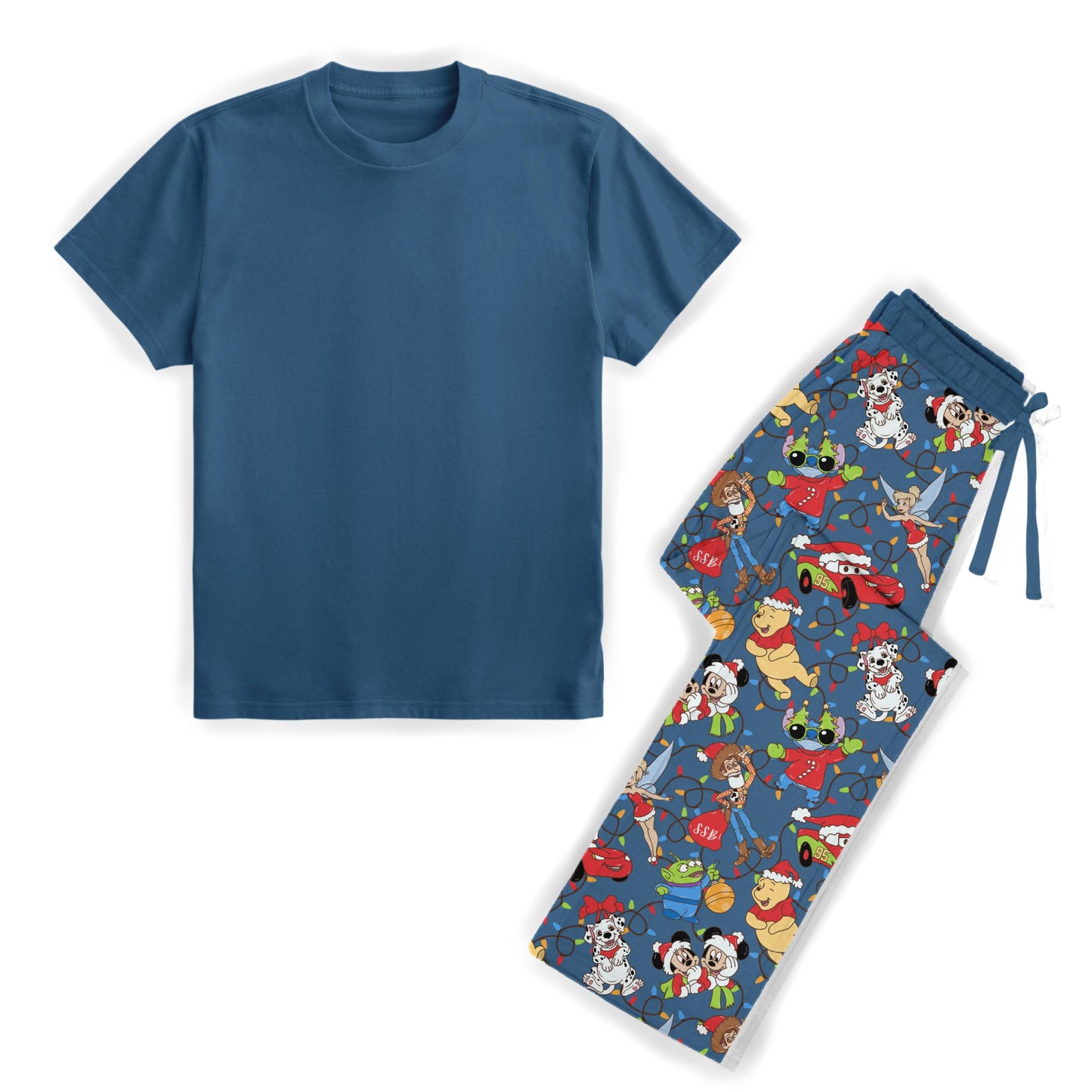 A Very Magical Christmass Men's Bamboo Matching Lounge Set **PreOrder**
