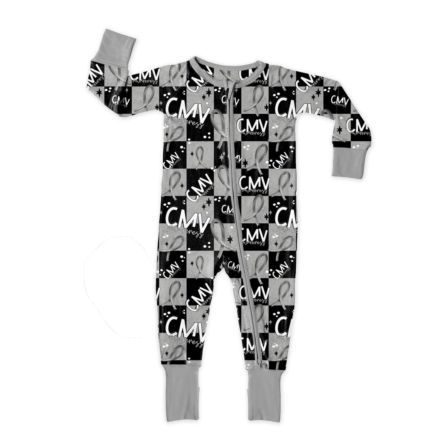 CMV Awareness Zipper Sleeper *RTS*