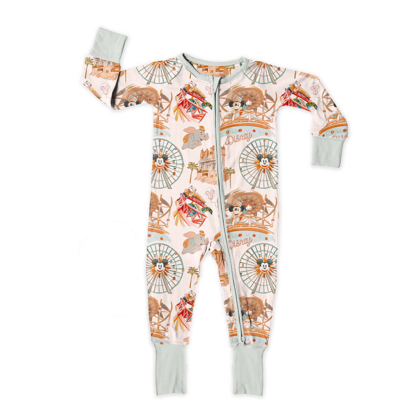 Carnival of Wishes Medically Adaptable Zipper Sleeper *RTS*