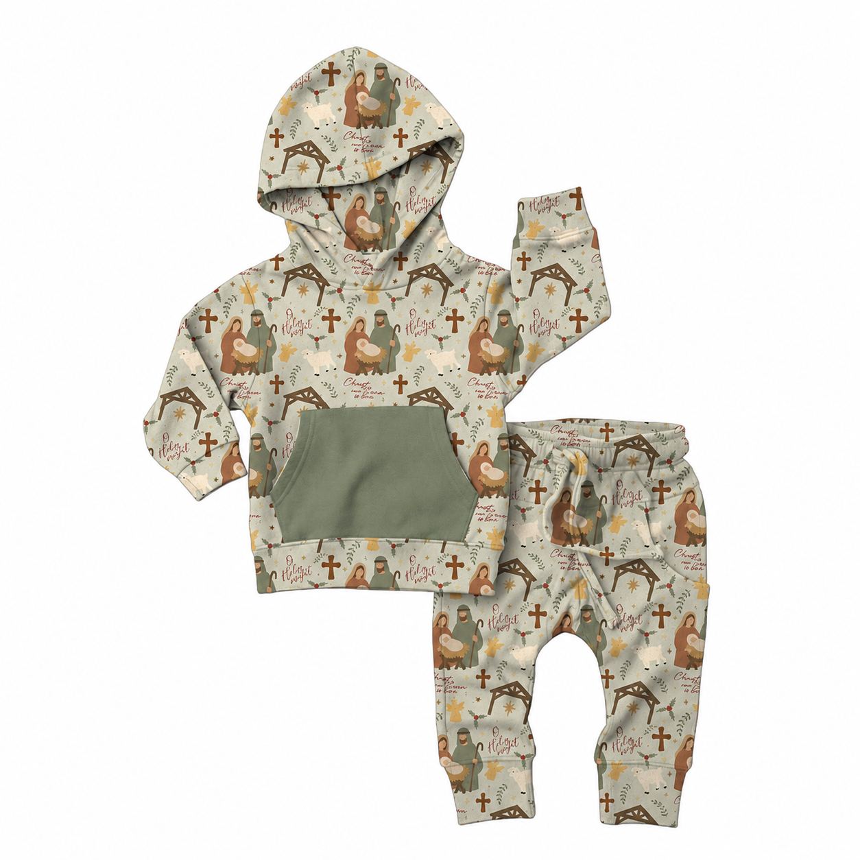 Oh Holy Night Sweatshirt Set **PreOrder**