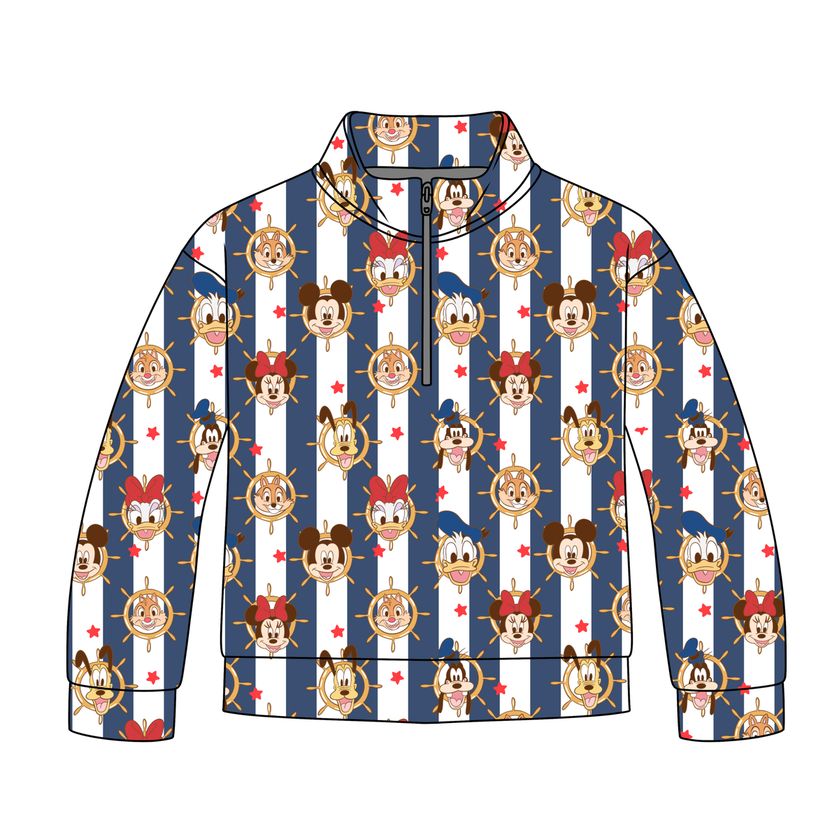 Sailing With the Crew Quarter Zip-Up **PreOrder**