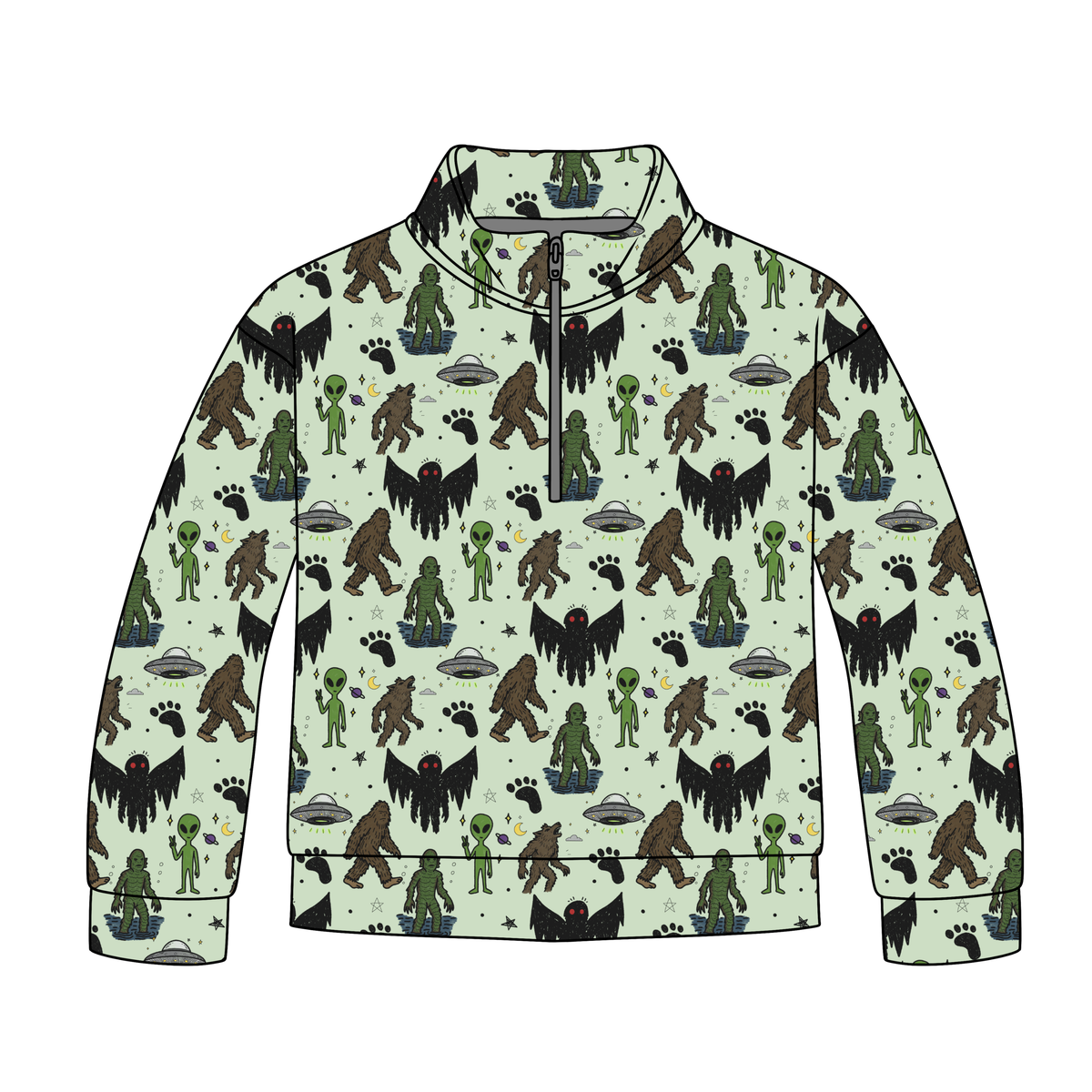 Strange Things Are A Foot Quarter Zip-Up **PreOrder**