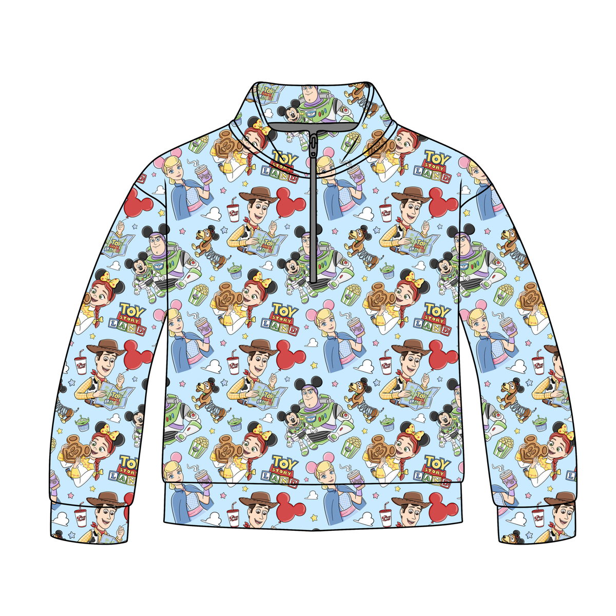 Playtime In The Parks Quarter Zip-Up **PreOrder**