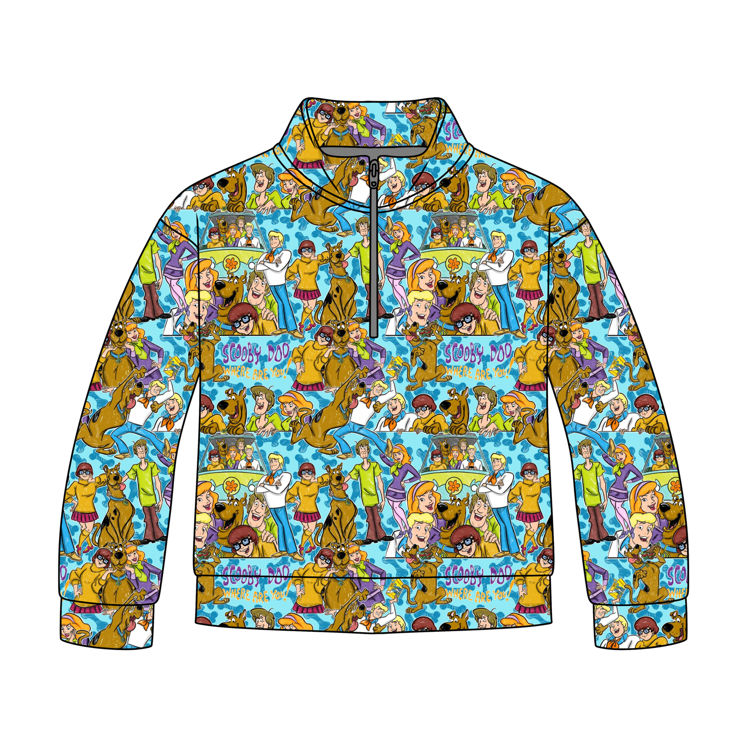 Those Meddling Kids! Quarter Zip-Up **PreOrder**