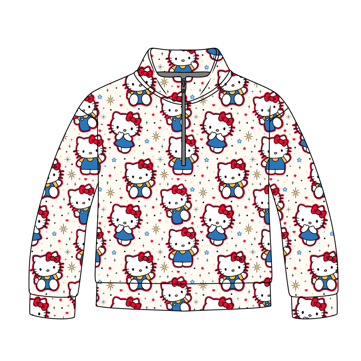 Kitty Magic Quarter Zip-Up **PreOrder**