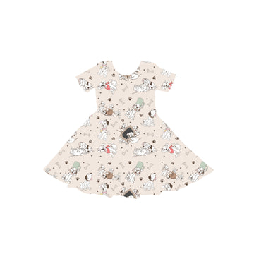 Dalmatian Days Youth Twirl Dress *RTS*
