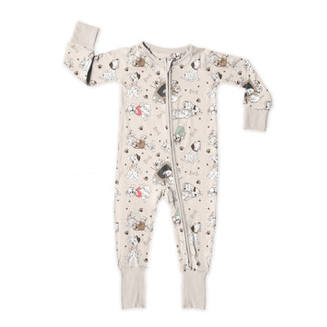 Dalmatian Days! Zipper Sleeper *RTS*