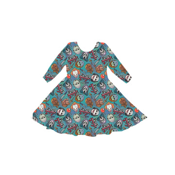 Halloween Horror Youth Twirl Dress *RTS*