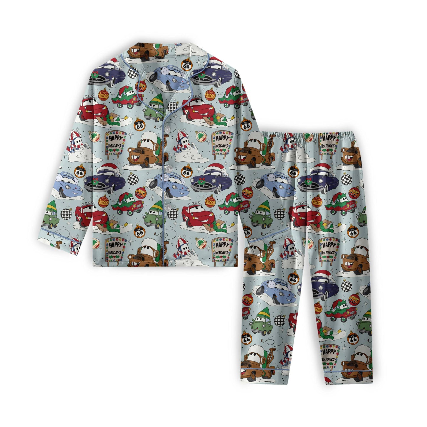 Holiday Pit Stop Women's Bamboo Matching Lounge Set **PreOrder**