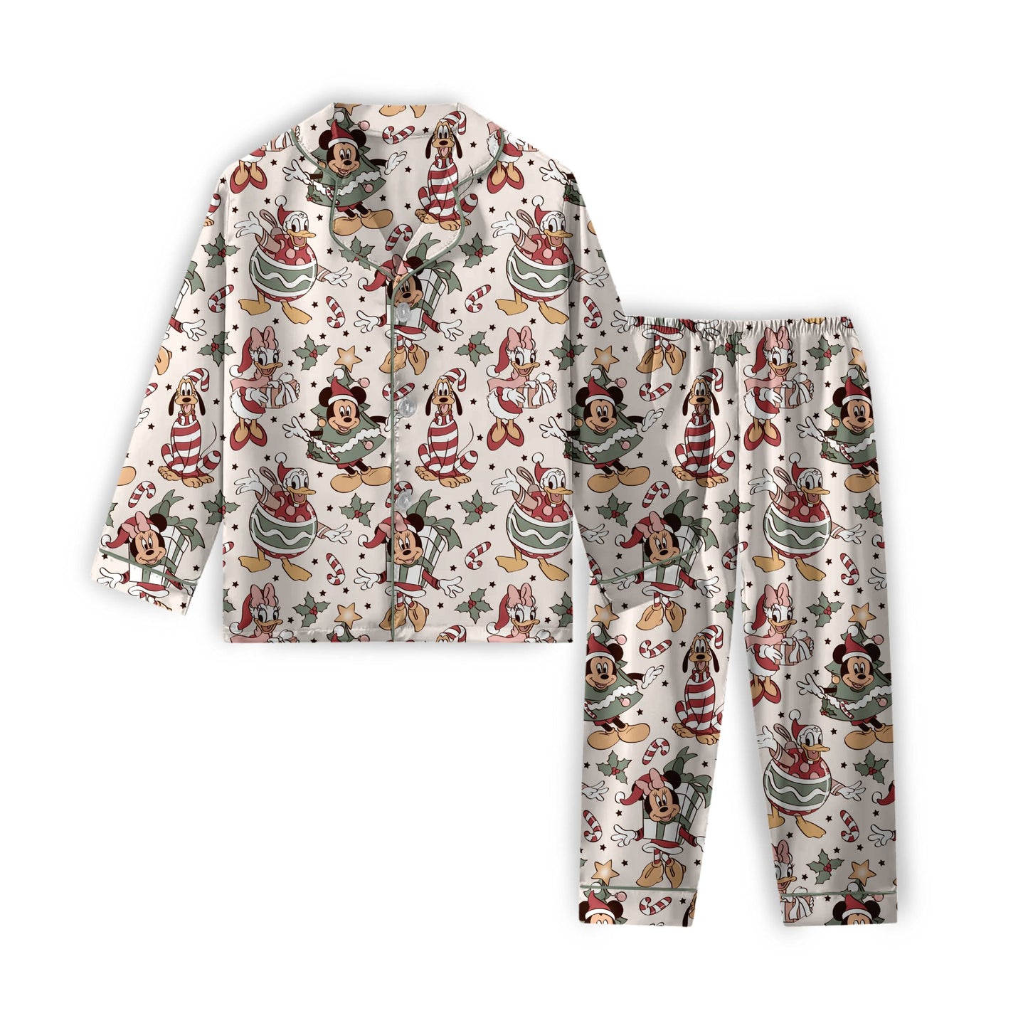 Holly Jolly Friends Women's Bamboo Matching Lounge Set **PreOrder**
