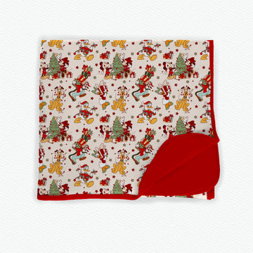 Merry Mousemas Bamboo Blanket **PreOrder**