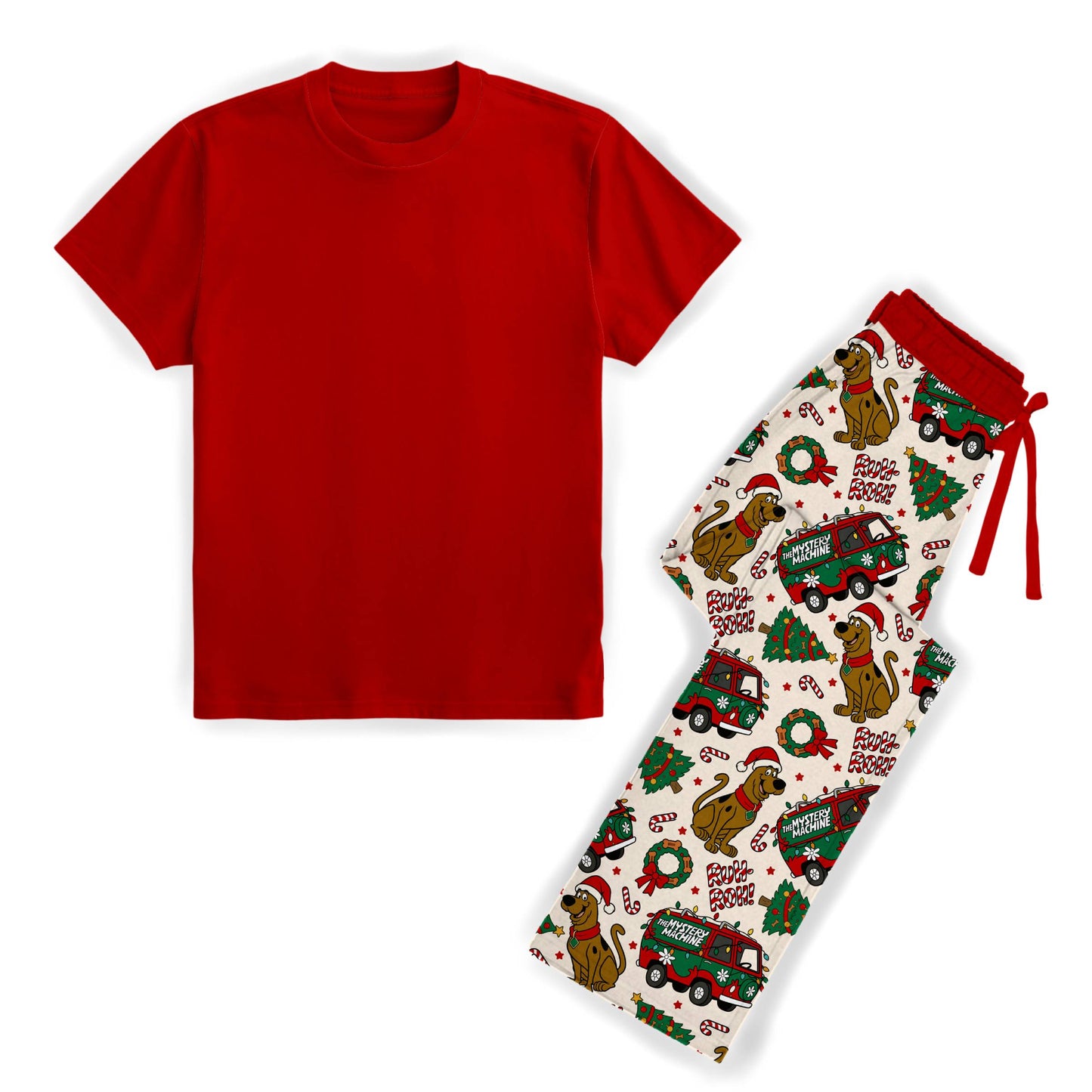 Merry Mystery Solvers Men's Bamboo Matching Lounge Set **PreOrder**