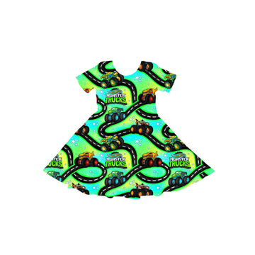 Monster Mayhem Youth Twirl Dress *RTS*