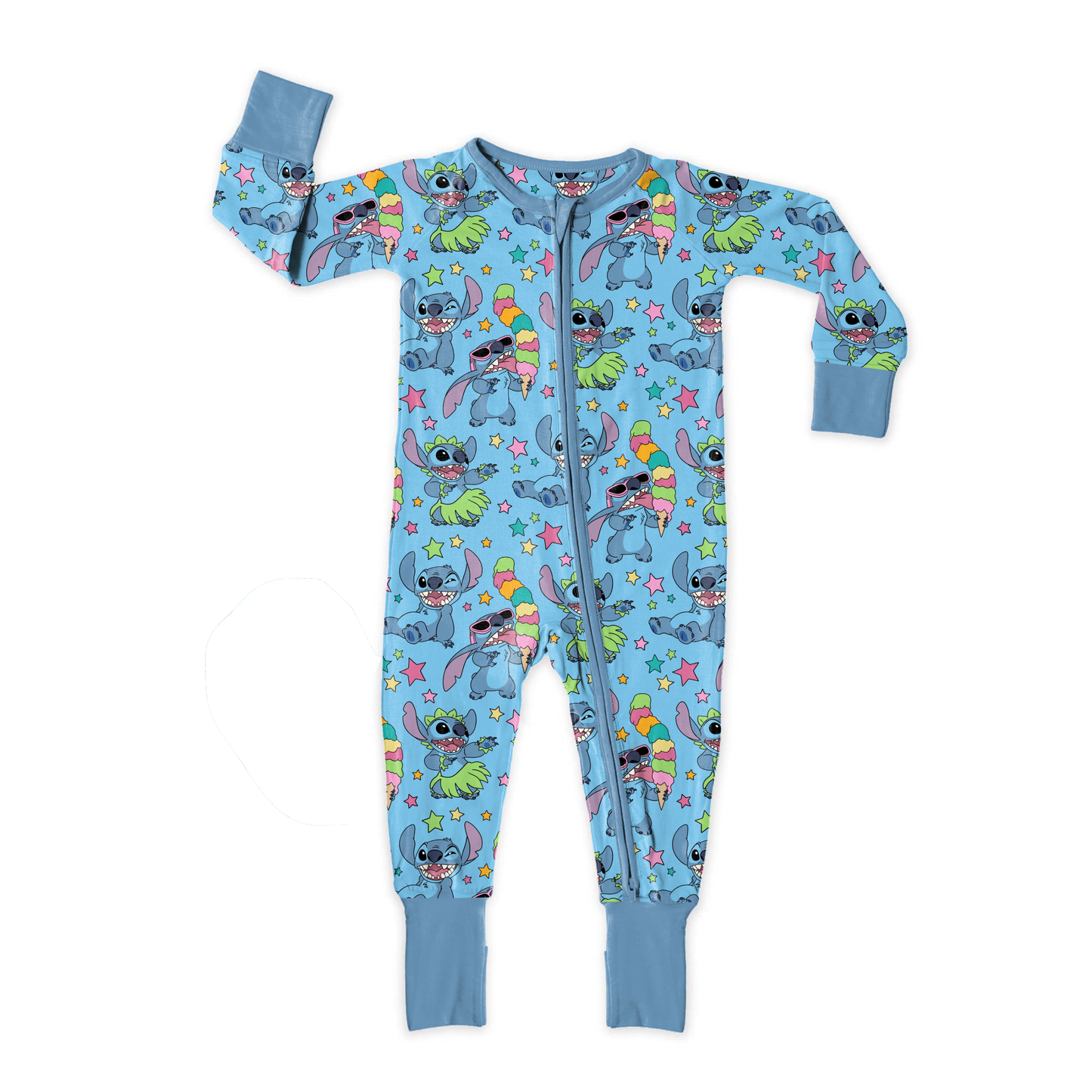 Ohana Summer Party Zipper Sleeper *RTS*