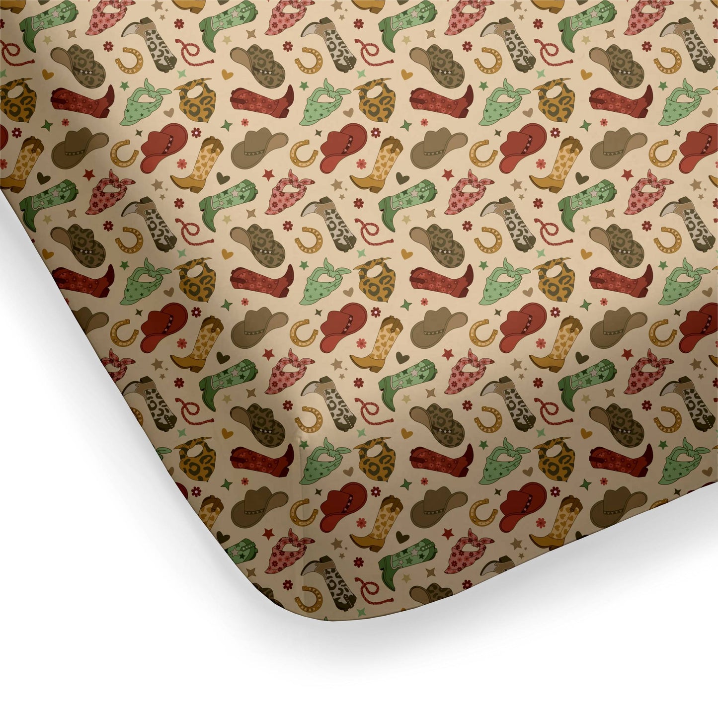 Boot Scootin' Cutie Crib Sheet **PreOrder**
