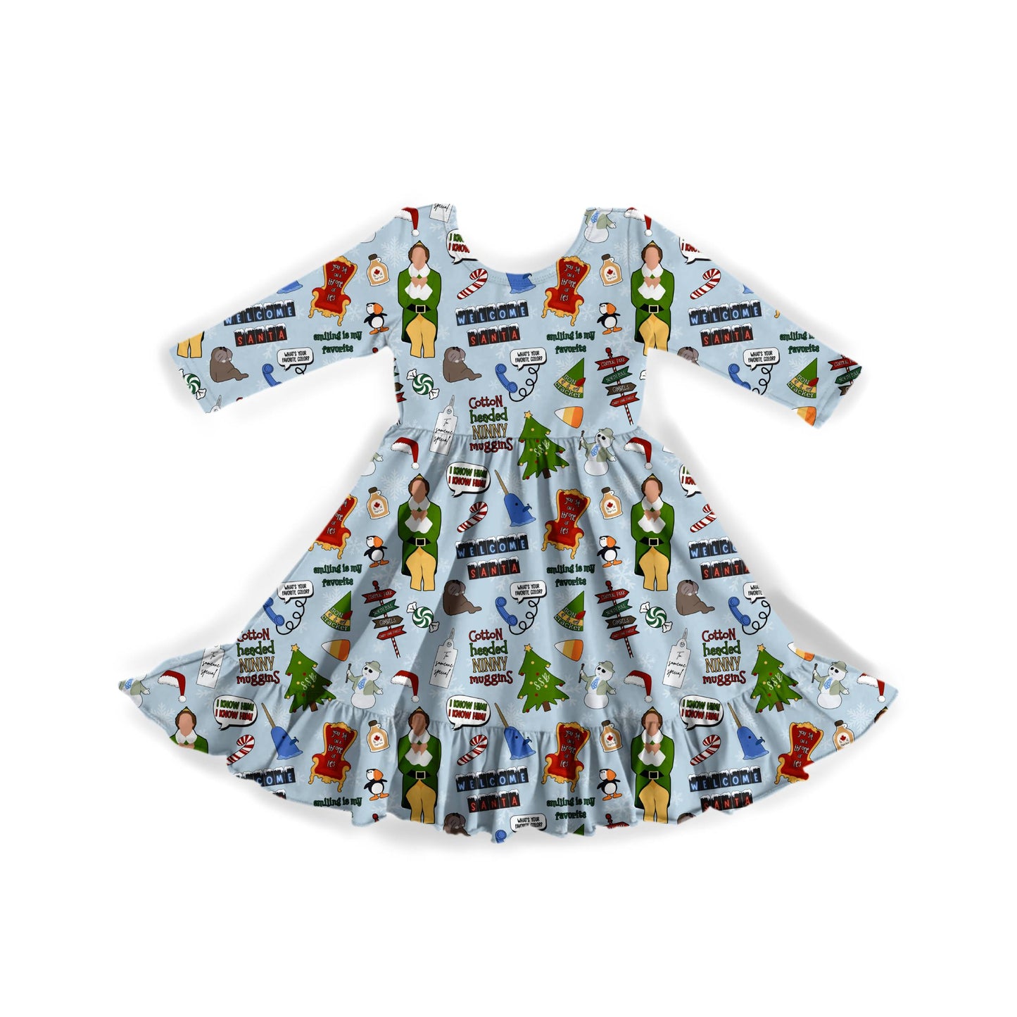 Jingle Bell Buddy Youth Twirl Dress **PreOrder**