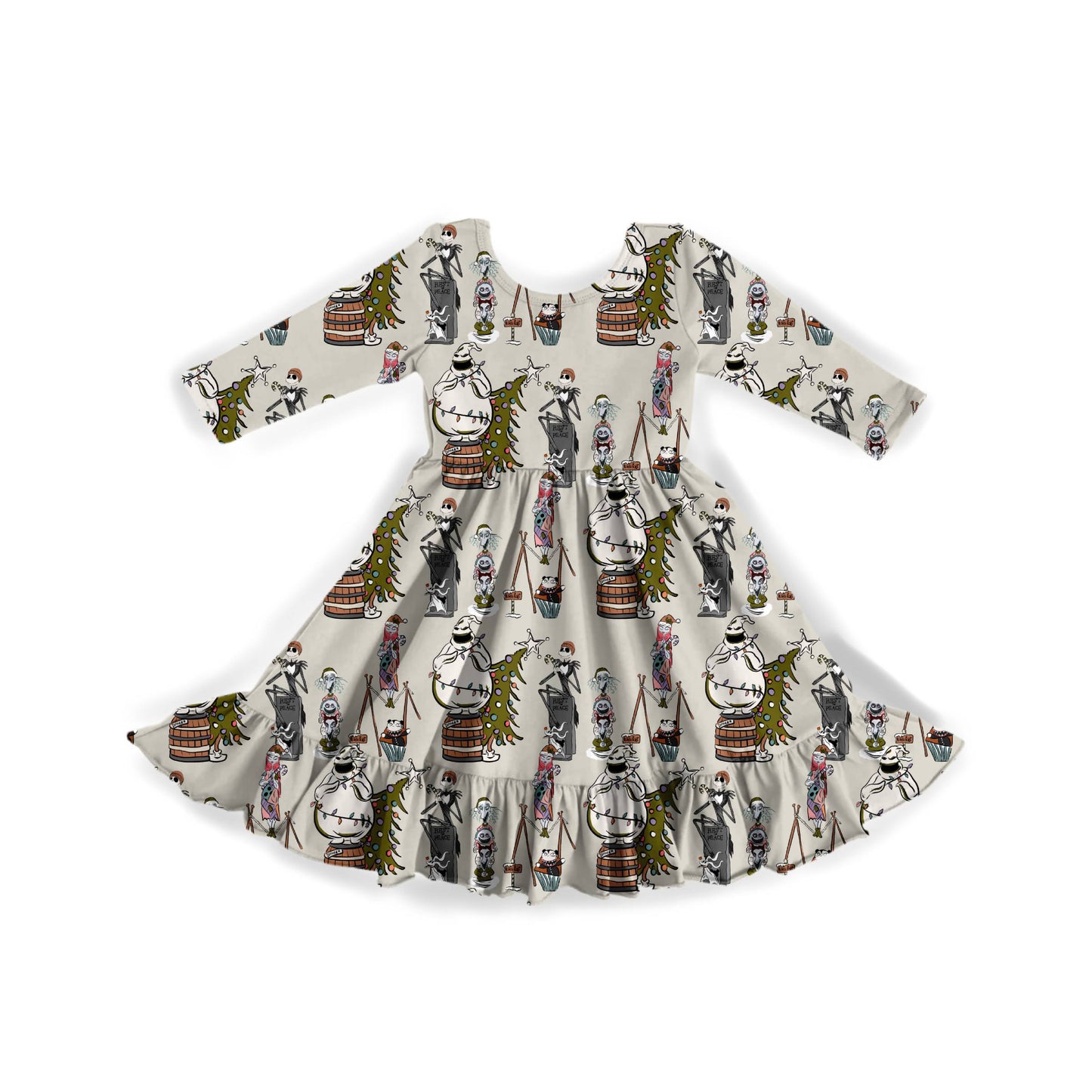 Frightfully Festive Youth Twirl Dress **PreOrder**