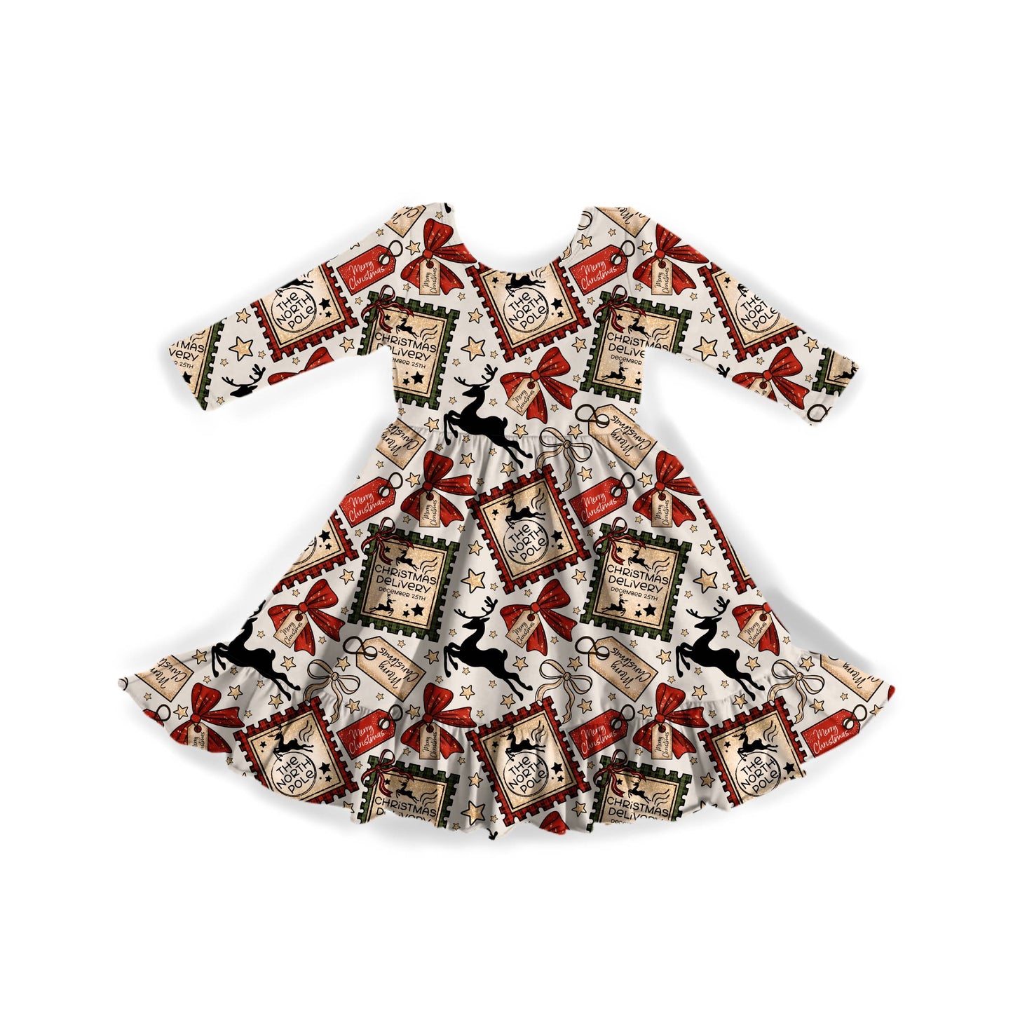 Letters to Santa Youth Twirl Dress **PreOrder**