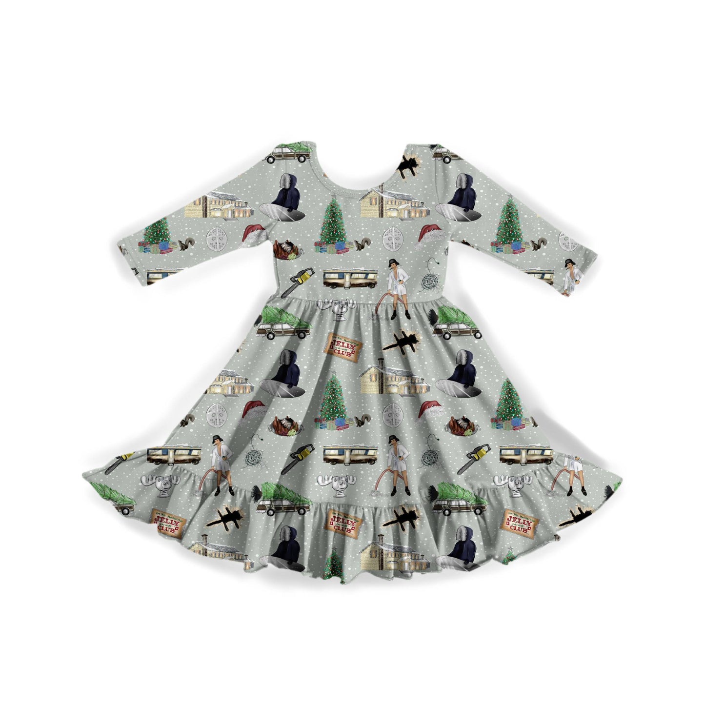 Griswold Greetings Youth Twirl Dress **PreOrder**