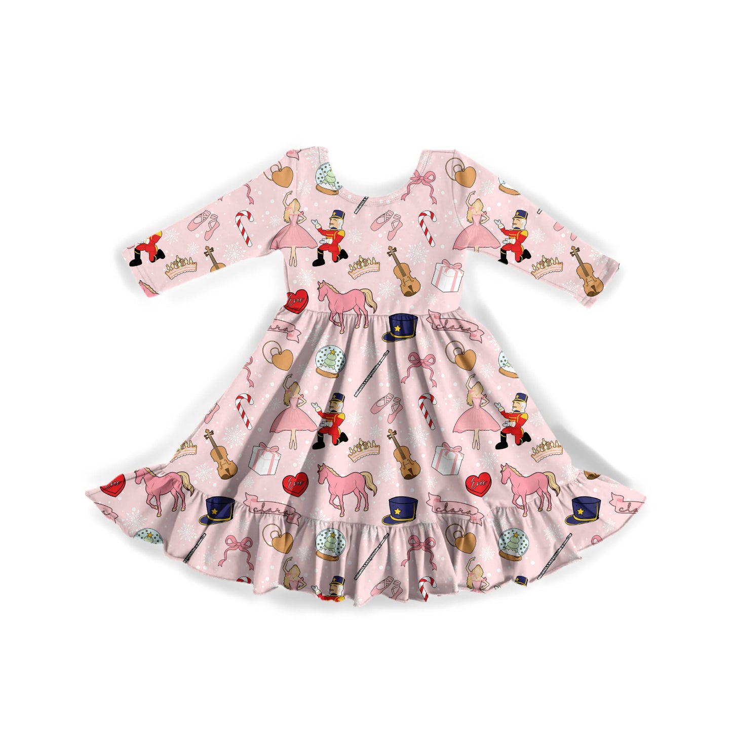 Nutcracker Ballet Youth Twirl Dress **PreOrder**