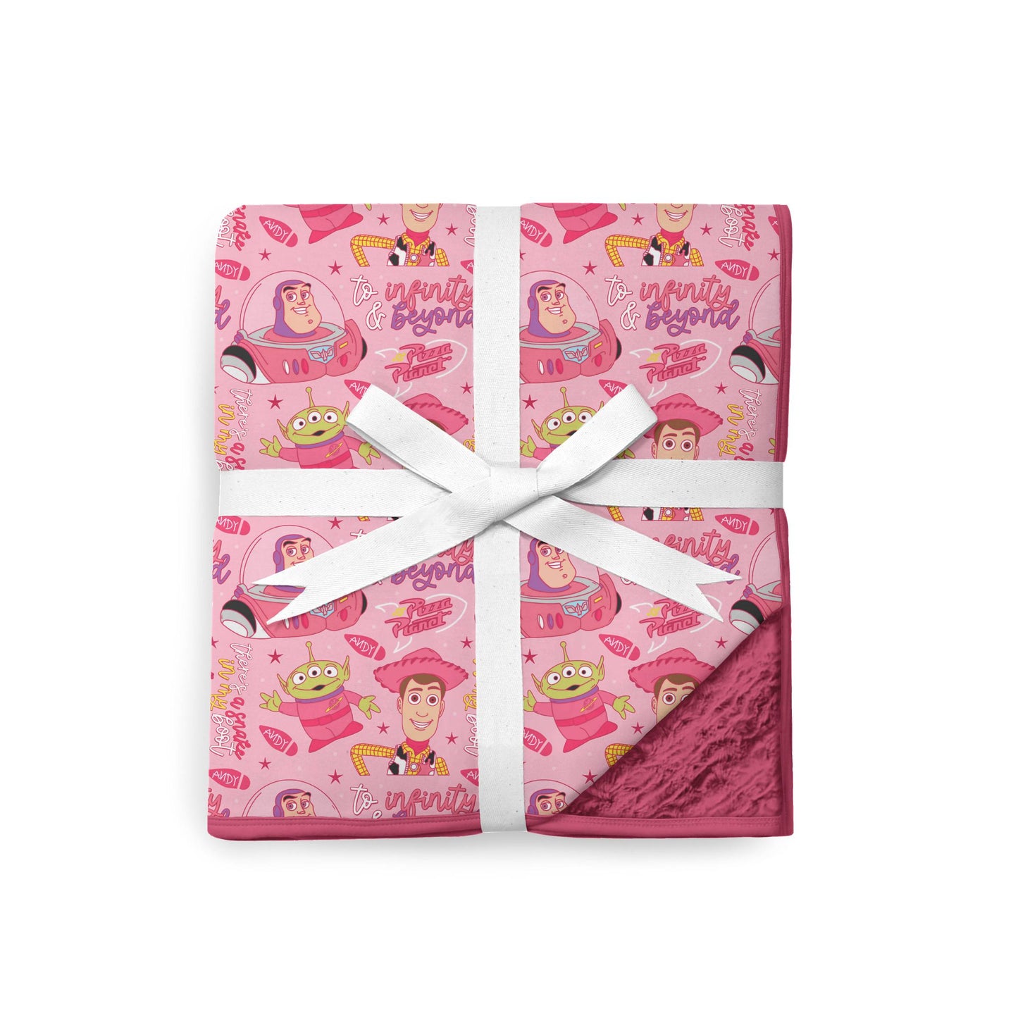 Infinity Dreams Pink Cozy Plush Blanket *RTS*