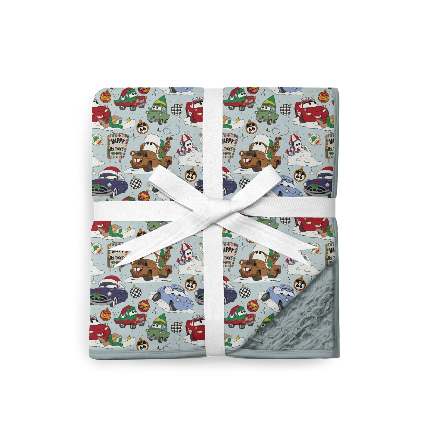 Holiday Pitstop Cozy Plush Blanket **PreOrder**