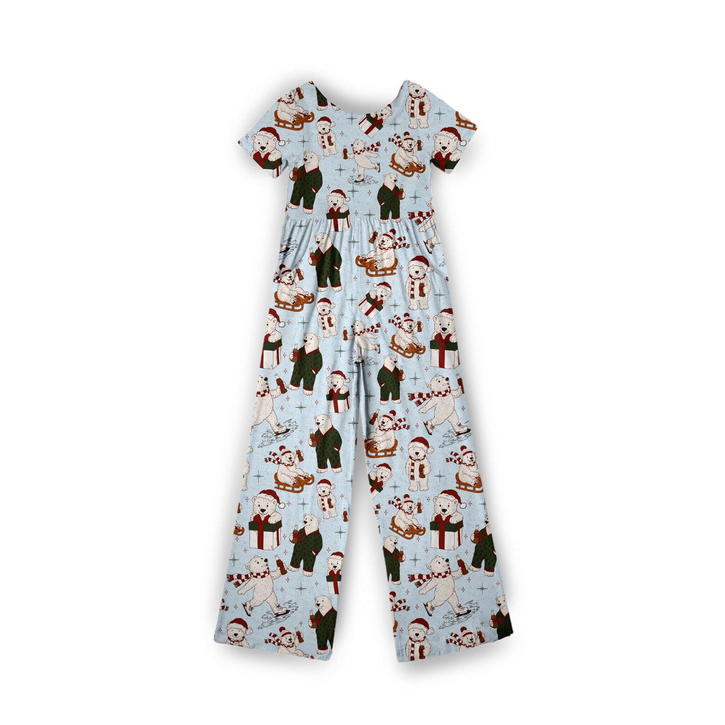 A Beary Merry Christmas Jumpsuit **PreOrder**