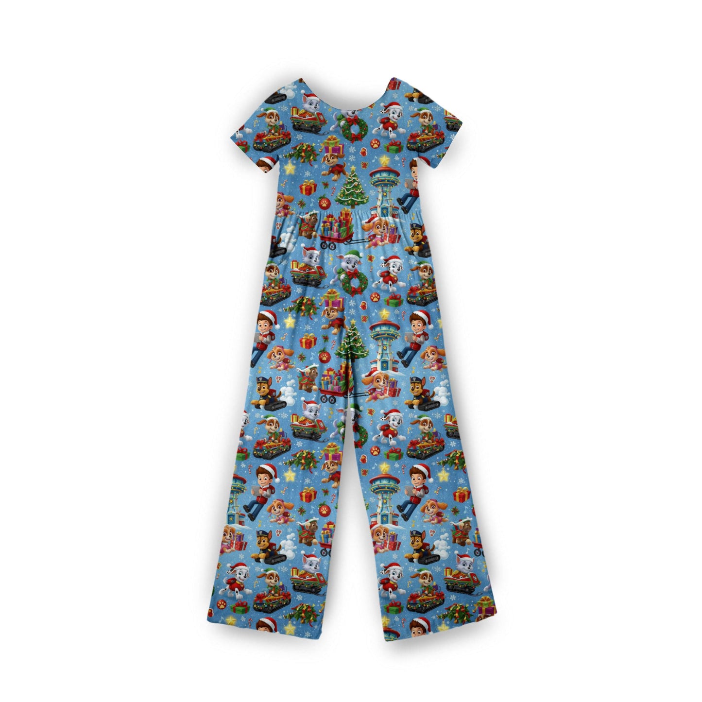 Holiday Hero Pups Jumpsuit **PreOrder**