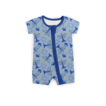 Hanukkah Blessings Zipper Shortie **PreOrder**