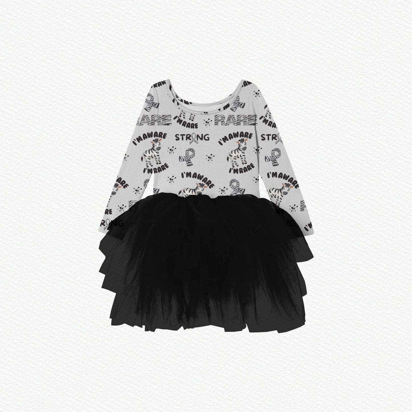 I'm Aware I'm Rare Youth Tutu Dress *RTS*
