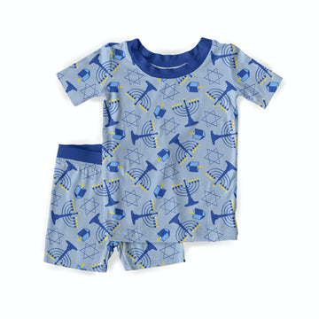 Hanukkah Blessings Youth Short Set **PreOrder**