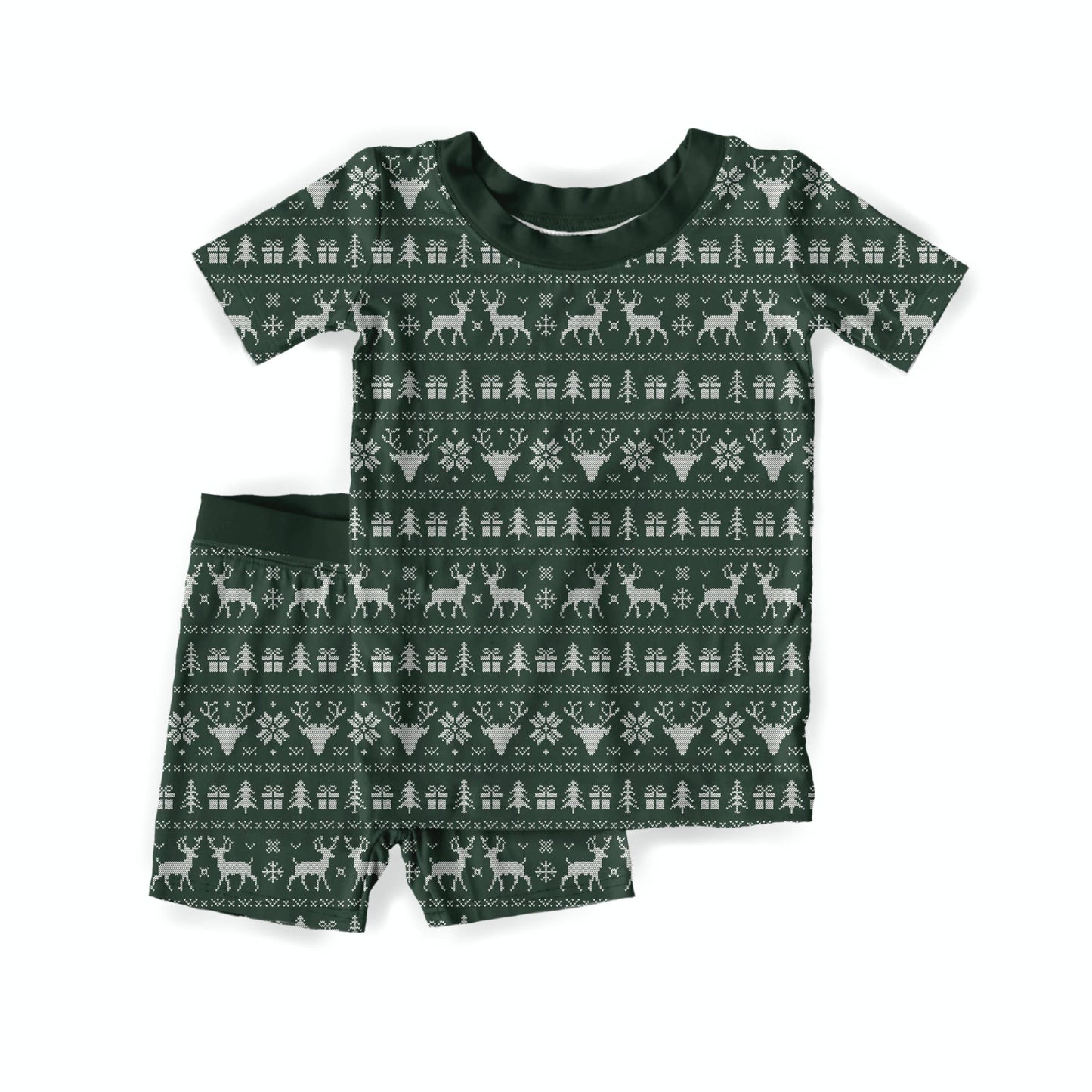 Winter Knit Wishes Youth Short Set **PreOrder**